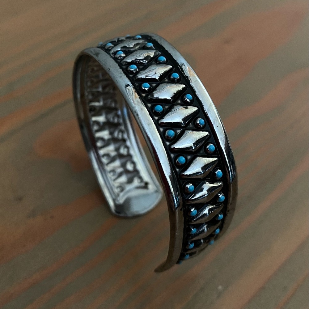 Metal cuff bracelet